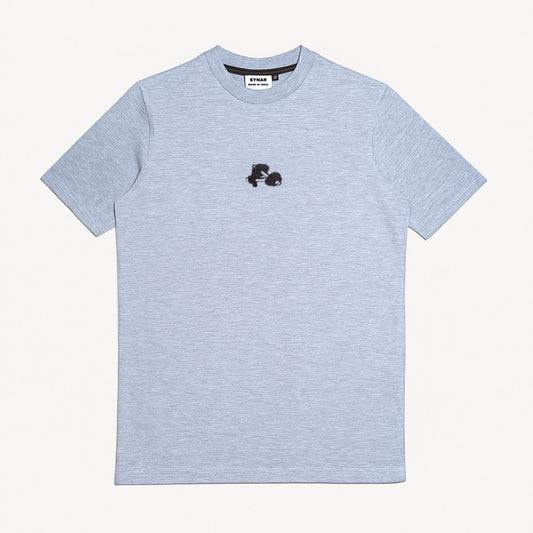 Steel Reps T-Shirt – 210 GSM Premium Cotton in Heather Grey with Premium Black Embroidery