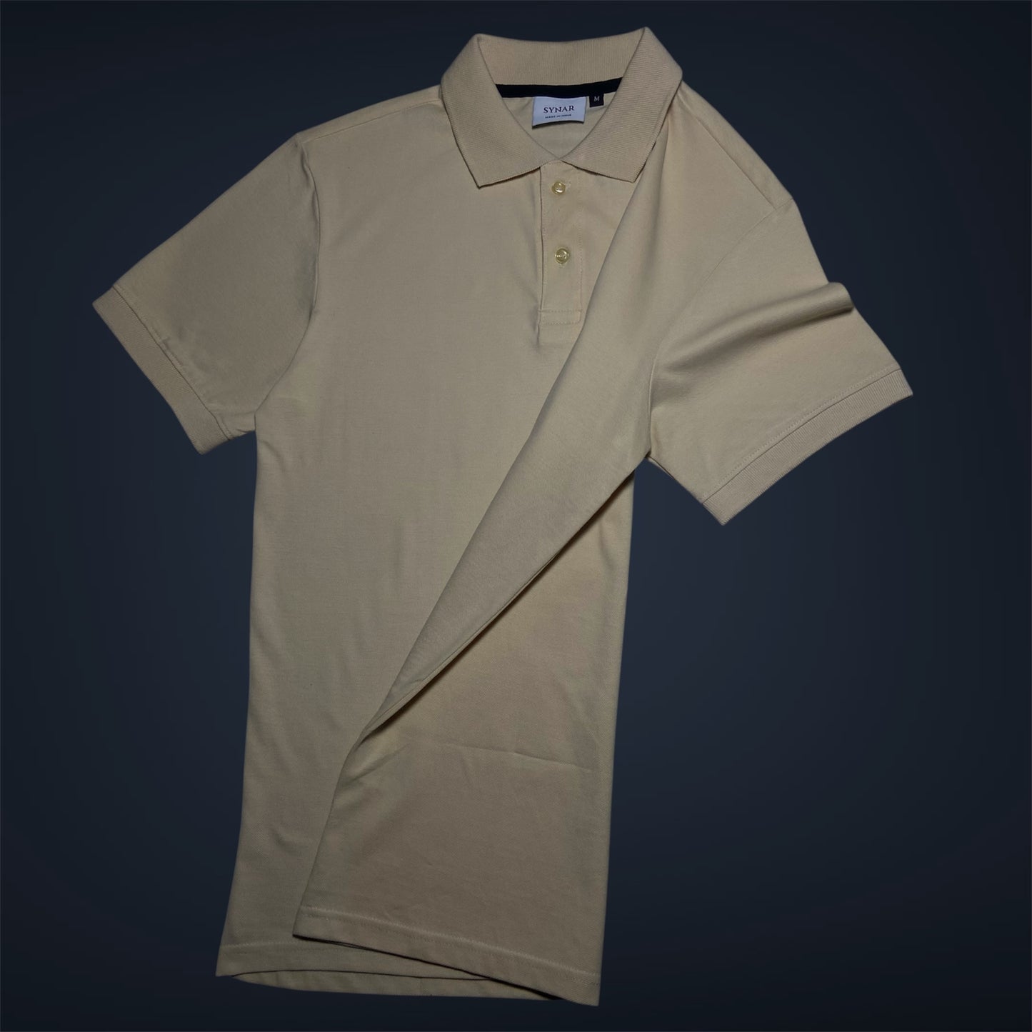 Classic Polo T-Shirt – 220 GSM Premium Cotton in Sand Beige colour